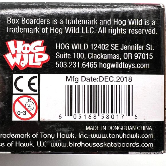 Tony Hawk Box Boarders Super Pack Kidney Bowl 4 Mini Figures Clip-On Lens New - Picture 3 of 13